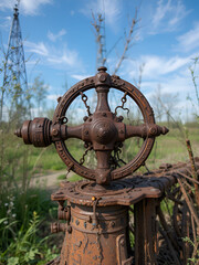 Fototapeta premium Old iron rusting