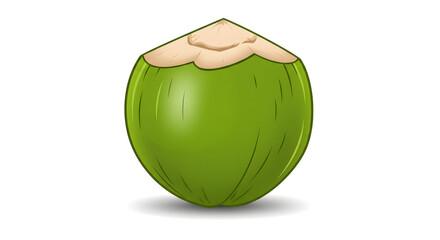 Fresh green coconuts featured in beach, fitness, and summer scenes. Includes clean isolated versions ideal for tropical-themed designs and product visuals.