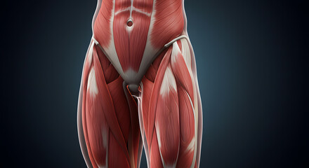 Human Musculature of Pelvis and Legs