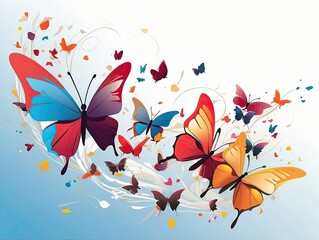 Stylish Butterfly Clipart Collection &ndash; Decorative and Trendy Designs