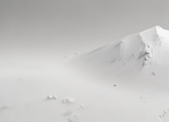 Soft, almost imperceptible gradient, pristine white base, flawless finish, bright, smooth, art