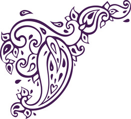 Beautiful flower art and mandala vector design