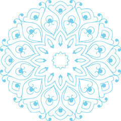 Beautiful flower art and mandala vector design