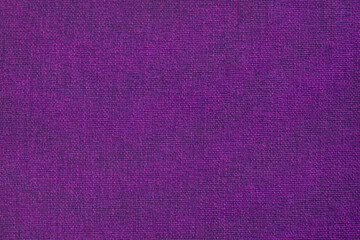 Purple cotton fabric texture background, seamless pattern of natural textile.