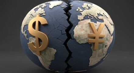 Global Economic Divide: Dollar vs. Yen