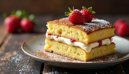 Classic Italian dessert, layers of coffee-soaked ladyfingers and mascarpone cream , mascarpone, food photography, white