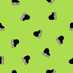 Piano seamless pattern texture background