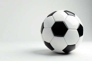 Fototapeta premium Studio shot of pristine white football against pure white , equipment, american football, white football