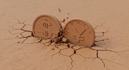 Currency Clash: USD vs. CNY in Cracked Earth