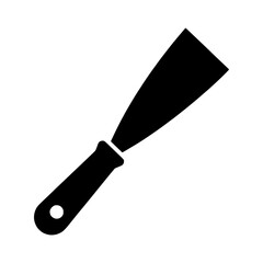 Flat Vector Trowel Icon - Construction Tool
