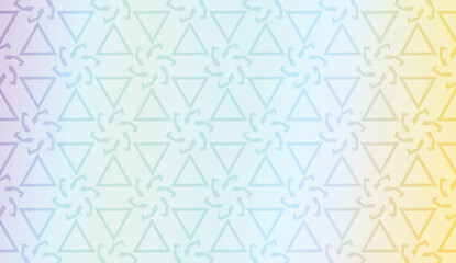 Design pattern with abstract modern ornament. Triangles style. Vector illustration. Gradient color