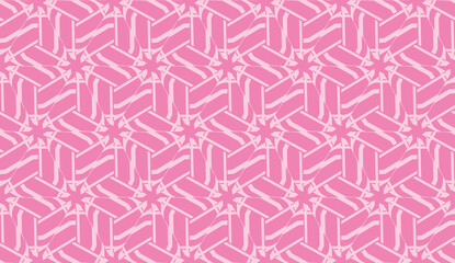 Design pattern with abstract modern ornament. Triangles style. Vector Seamless illustration.