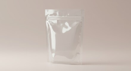 Clear Pouch Packaging Mockup