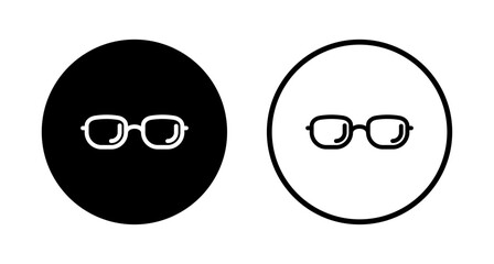 Glasses icon logo design. Glasses sign and symbol
