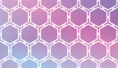 Modern Pattern With Curved Line. Geometric Elements. Blurred Gradient Background. Design For Screen, Presentation, Wallpaper. Holiday Object. Vector Illustration