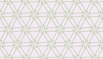 Decorative background with triangles. Curved lines. Vector illustration. Bright background for poster, banner, flyer