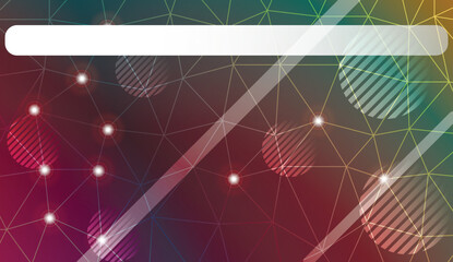 Modern geometrical abstract background with triangles, line, circle, space for text elements Template for wallpaper, interior design, decoration, scrapbooking page. Vector illustration.