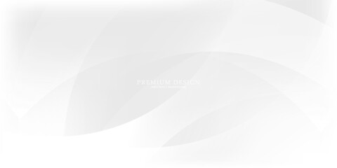 White abstract background with luxury gradient circle lines.vector eps10