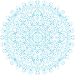 Beautiful flower art and mandala vector design