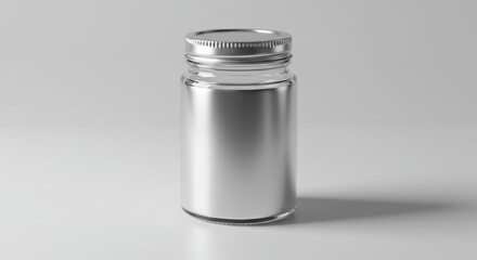 Glass Jar with Metal Lid
