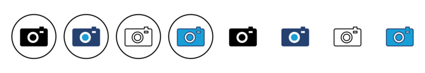 Camera icon vector. photo camera icon. camera photography icon.