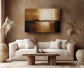 living room interior with sofa