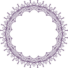 Beautiful flower art and mandala vector design