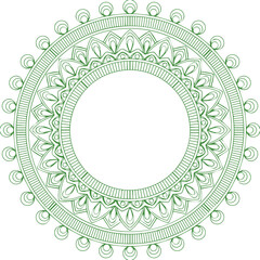 Beautiful flower art and mandala vector design