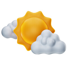 cloudy day with sun