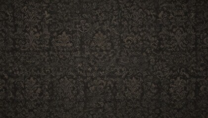 Fototapeta premium Dark, intricate gothic damask wallpaper Seamless vintage pattern , complex, wallpaper, dark