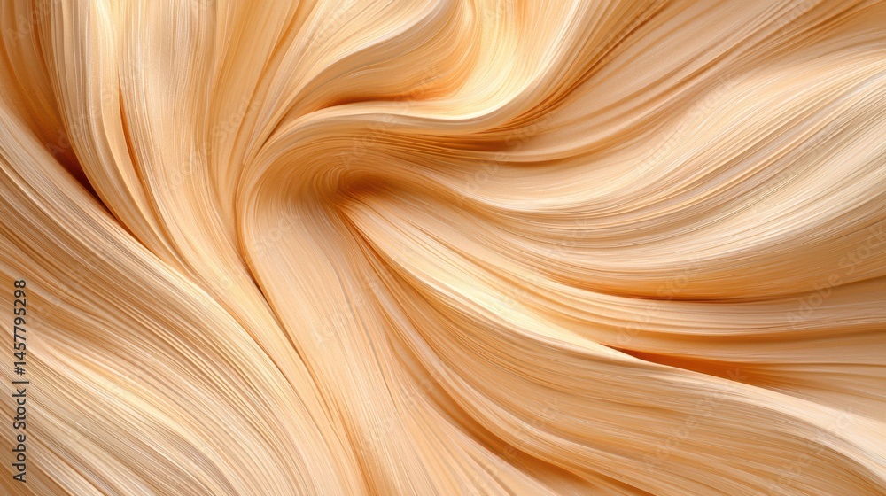 Poster dynamic flow of silk-like textures studio setting high-resolution image abstract visual close-up vie