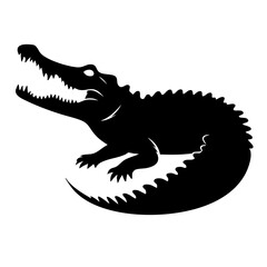 Crocodile Silhouette: A Powerful Predator