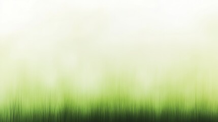 Obraz premium Serene Green Grass Field Landscape Green gradient background. Ecology concept for your graphic design, banner or poster. Vector illustration