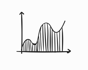 Math Formulas and Figures Hand Drawn Vector, graph