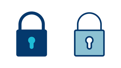 Lock icon vector isolated on white background. Encryption icon. Security symbol. Secure. Private