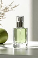 Eco-conscious beauty vial - sustainable serum, green skincare, pure formulation, natural essence, ethical advancement, botanical ingredients, mindful innovation, clean beauty, conscious care.