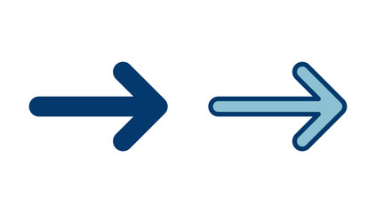 Arrow icon vector isolated on white background. Arrow symbol. Arrow vector icon