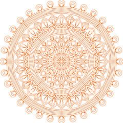 Beautiful flower art and mandala vector design