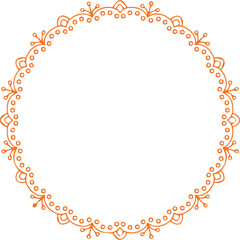 Beautiful flower art and mandala vector design