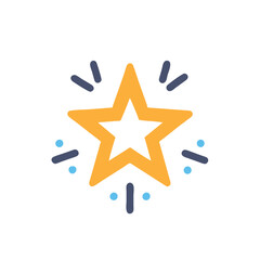 Fototapeta premium star icon vector illustration