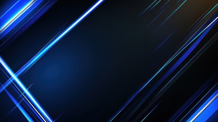 Abstract blue glowing diagonal lines background