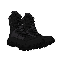 Safety Boots Vector Image And Illustration