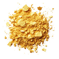 A Pet Safe Herbal Scent Flea Powder Pile Gold Isolated on Transparent Background