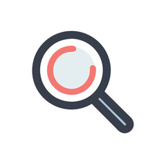 vector magnifying glass icon