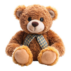 Obraz premium children's stuffed animal on white background Create a unique and original composition that does not closely resemble existing&nbsp;stock&nbsp;Images