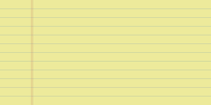 Horizontal yellow lined paper. Legal yellow paper. Lined paper