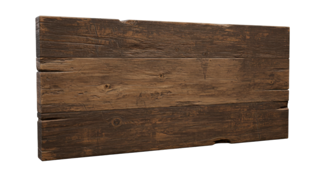 Distressed wooden planks stacked horizontally