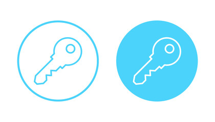 Key icon vector. Key sign and symbol.