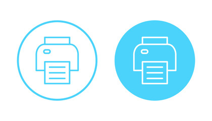 Print icon vector. printer sign and symbol