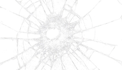 Transparent Cracked Glass Texture, broken window glass, transparent shatter, shatter texture, broken glass on transparent.